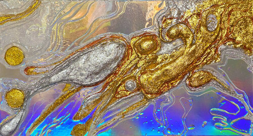 Holographic underwater van Stefania Pinsone, Schilderij te koop op Singulart