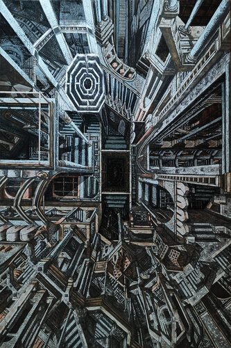 Ambiguous loop par Stefania Pinsone, Peinture en vente sur Singulart