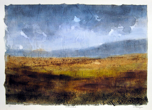 "Moorland" - Irish Landscape von Aidan Flanagan, Druck kaufen auf Singulart