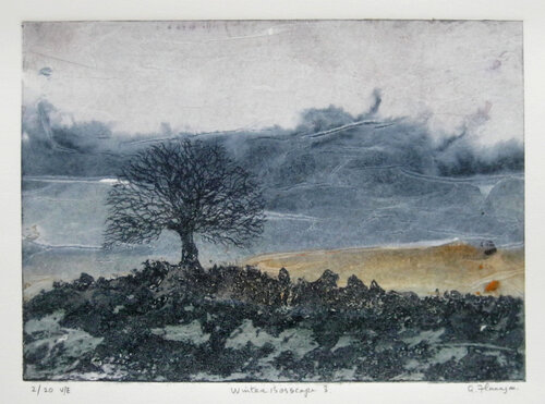 "Winter Bogscape 3" - Ireland Landscape von Aidan Flanagan, Druck kaufen auf Singulart