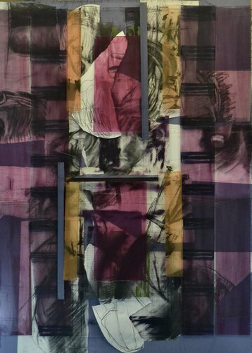 Pushing myself off the arms of the chair, I heard the window shatter, and saw his face. de Matt Cohen. website:mattcohenpaintings.com, Otros medios a la venta en Singulart