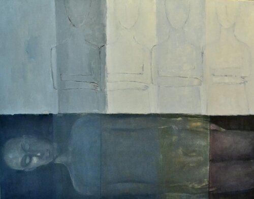 Class Picture II di Matt Cohen. website:mattcohenpaintings.com, Pittura in vendita su Singulart