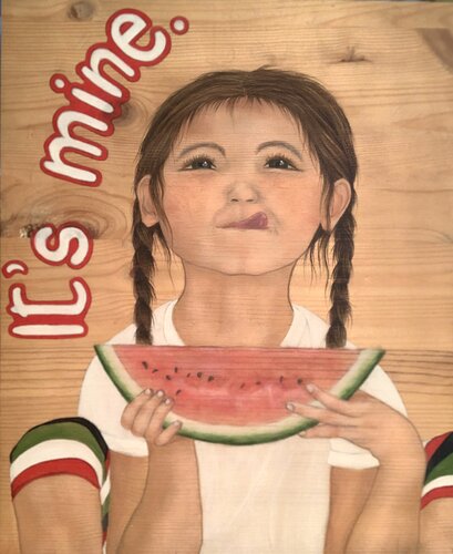 GAZA CALLING de Giada Wood Caracristi, Pintura a la venta en Singulart