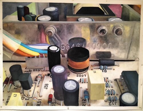 "Circuit Plage" di Dan Liefooghe, Pittura in vendita su Singulart