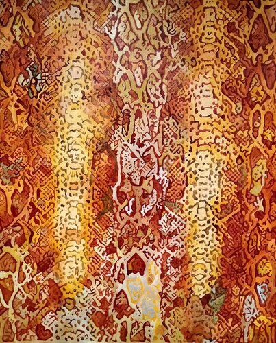 "SMOULT SNAKE" van Dan Liefooghe, Schilderij te koop op Singulart
