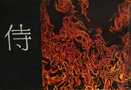 "SAMOURAÏ" di Dan Liefooghe, Pittura in vendita su Singulart