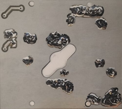 "CIRCUIT PETROLE" di Dan Liefooghe, Pittura in vendita su Singulart