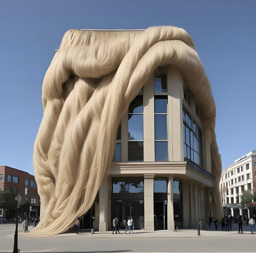 De la serie Pelo sobre edificio von Berta Jayo, Fotografie kaufen auf Singulart