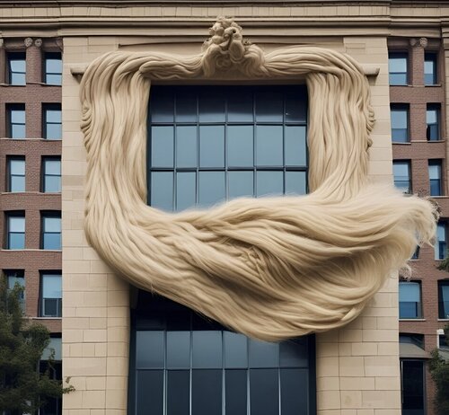 De la serie Pelo sobre edificio von Berta Jayo, Fotografie kaufen auf Singulart