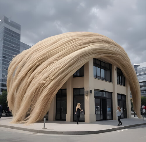 De la serie Pelo sobre edificio von Berta Jayo, Fotografie kaufen auf Singulart