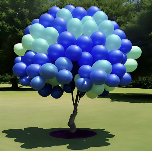 De la serie Árbol de globos van Berta Jayo, Werk op papier te koop op Singulart