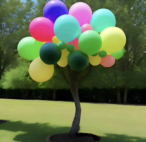 De la serie Balloons tree by Berta Jayo, Work on Paper for Sale on Singulart