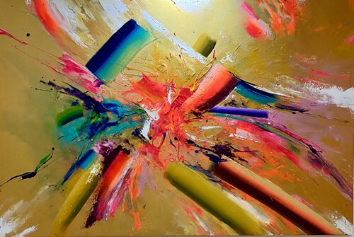 Crush the past von Gabriele Bosio, Malerei kaufen auf Singulart