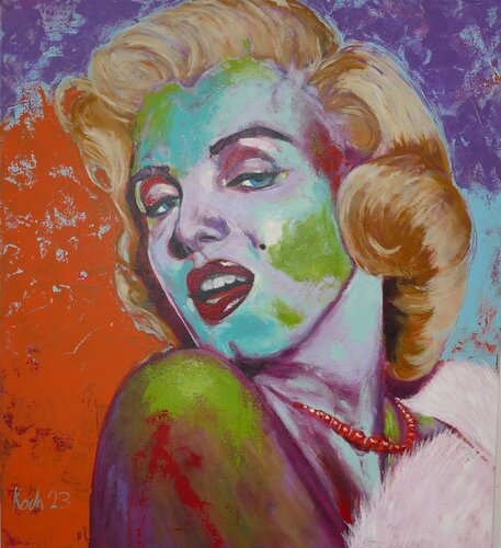 Inspiriert von Marilyn 1 by Sabine Koch, Painting for Sale on Singulart