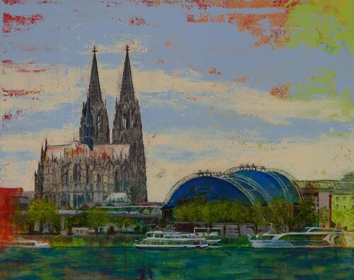 Kölner Dom by Sabine Koch, Painting for Sale on Singulart