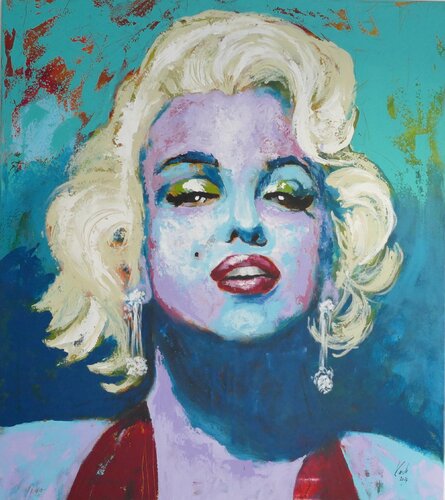 Inspiriert von Marilyn 2 by Sabine Koch, Painting for Sale on Singulart