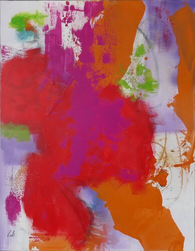 Farbenergie 2 by Sabine Koch, Painting for Sale on Singulart