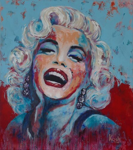 Inspiriert von Marilyn 3 von Sabine Koch, Malerei kaufen auf Singulart