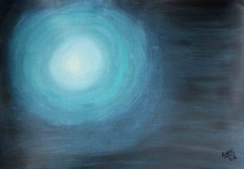 Blue Light van Anna Maria Caboni, Schilderij te koop op Singulart