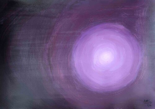 Purple Light van Anna Maria Caboni, Schilderij te koop op Singulart