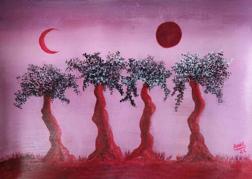 Multiverse van Anna Maria Caboni, Schilderij te koop op Singulart