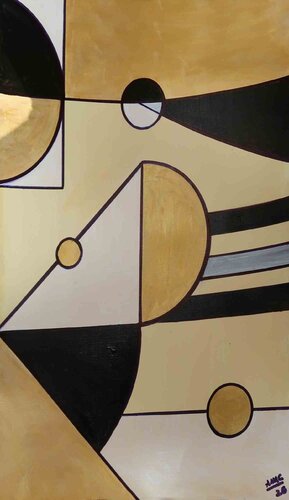 Geometry 1 de Anna Maria Caboni, Pintura a la venta en Singulart