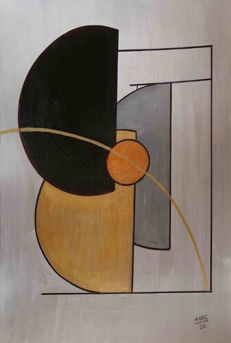 Geometry 2 by Anna Maria Caboni, 회화 for Sale on Singulart