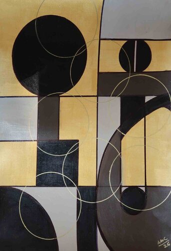 Geometry 4 de Anna Maria Caboni, Pintura a la venta en Singulart