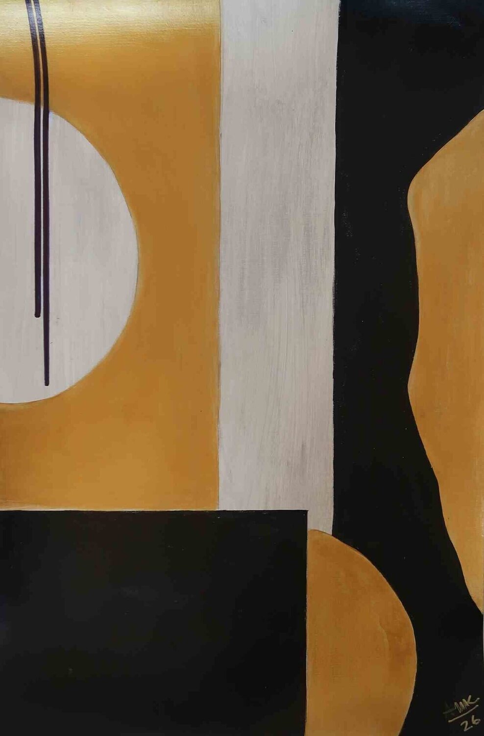 Geometry 6 Anna Maria Caboni Origineel schilderij te koop
