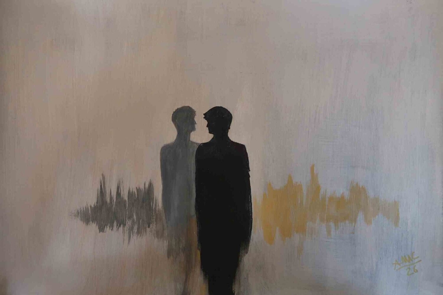 Shadows Anna Maria Caboni Dipinto originale in vendita