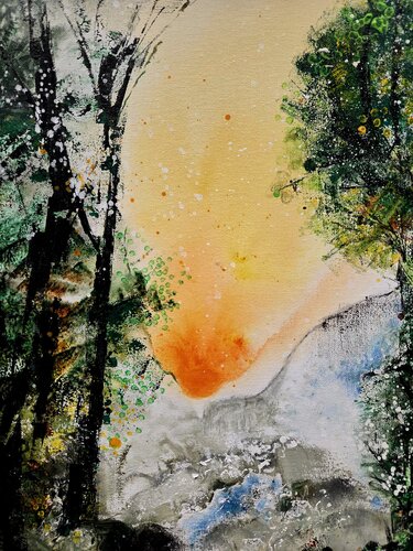 Aurora par Ursula Müri, Peinture en vente sur Singulart