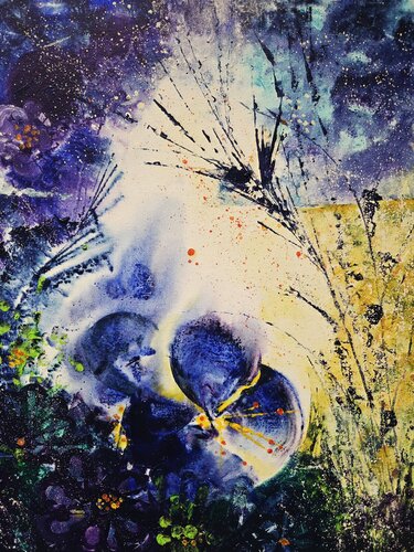Viola par Ursula Müri, Peinture en vente sur Singulart