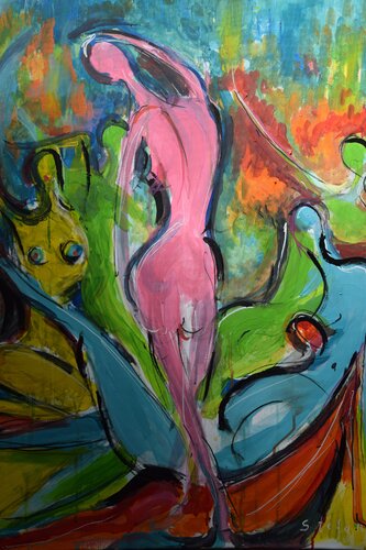 Ephémère par Jean louis Stefani, Peinture en vente sur Singulart