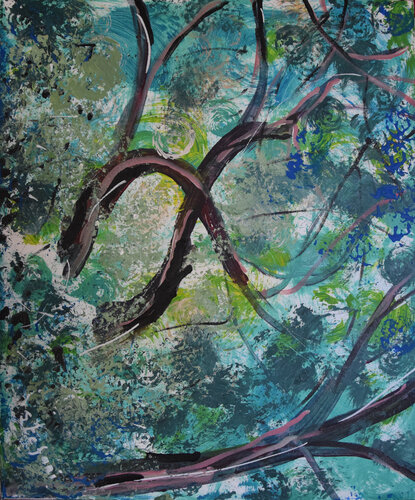 Folle branches van Jean louis Stefani, Schilderij te koop op Singulart