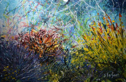 accent de provence van Jean louis Stefani, Schilderij te koop op Singulart