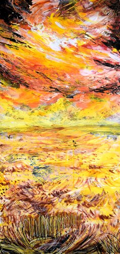 agroglyphe di Jean louis Stefani, Pittura in vendita su Singulart