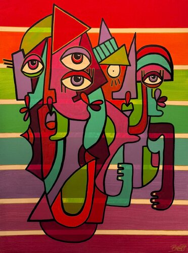 Spectrum of Serenity van Bari-Lynn Friedlander, Schilderij te koop op Singulart