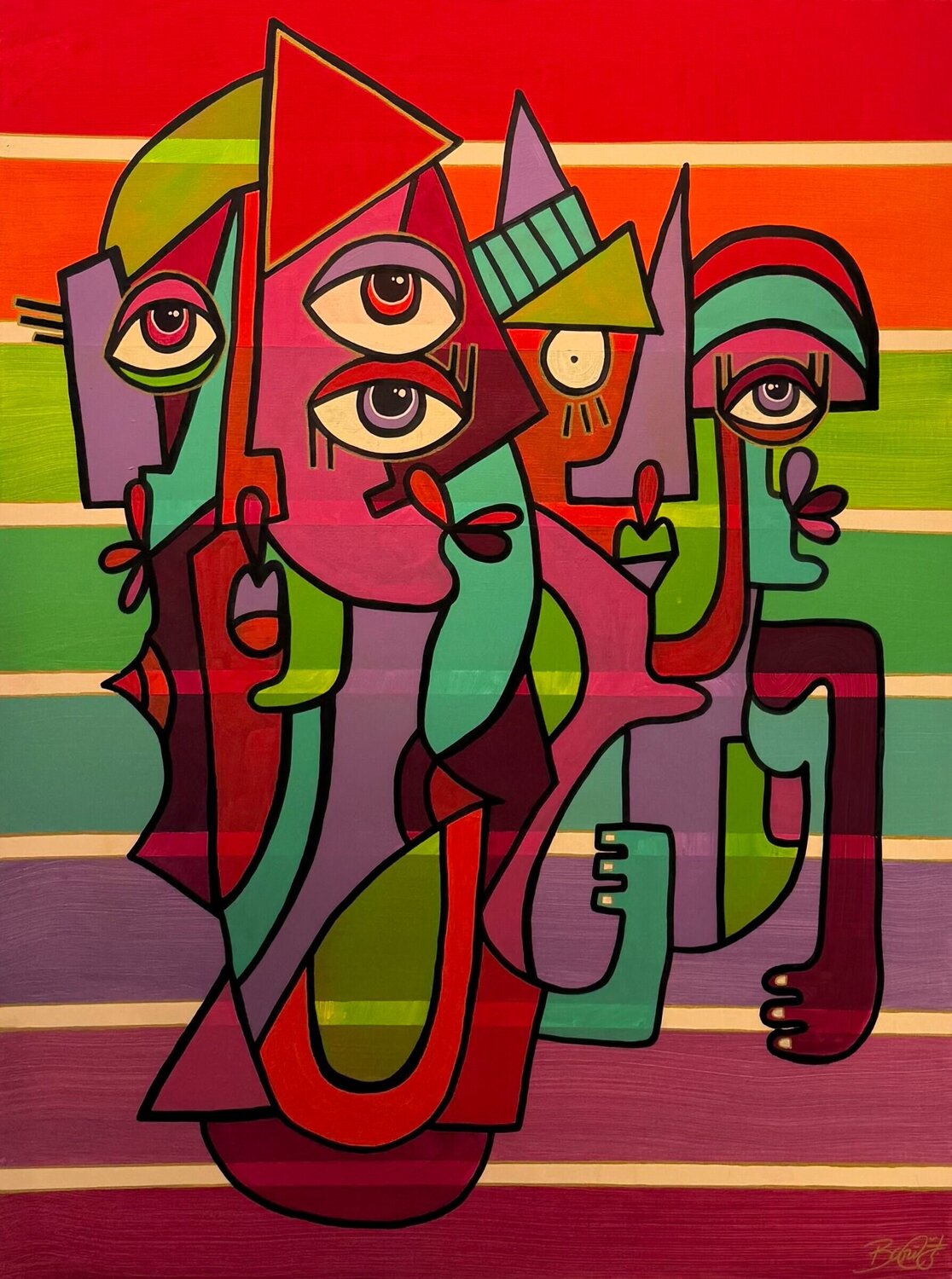 Spectrum of Serenity Bari-Lynn Friedlander Originalgemälde zu verkaufen