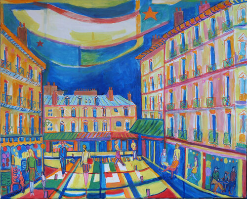 Paris, la rue Lepic Laurent Veyretout