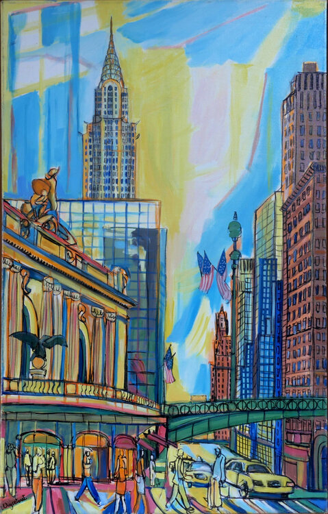 New york;vue depuis Grand Cental  Station Laurent Veyretout