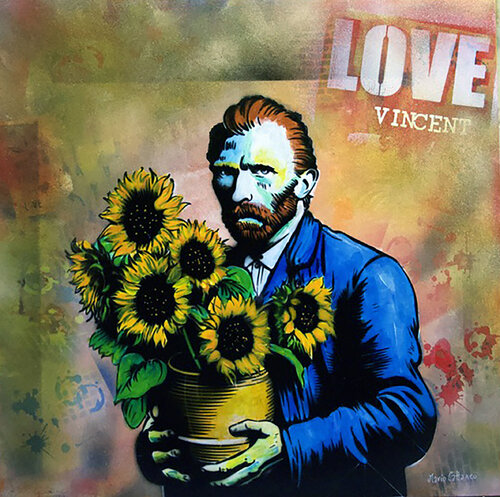 Love Vincent van Mario Cattaneo, Schilderij te koop op Singulart