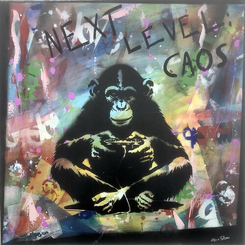 Next level: Caos de Mario Cattaneo, Pintura a la venta en Singulart
