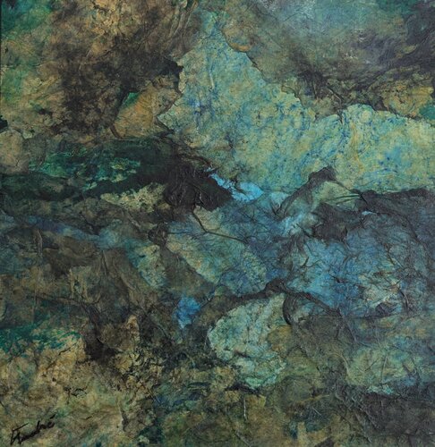 ERRANCE Noire... NUANCES Bleues...( Février 2024) di Frederic Andre, Altri media in vendita su Singulart