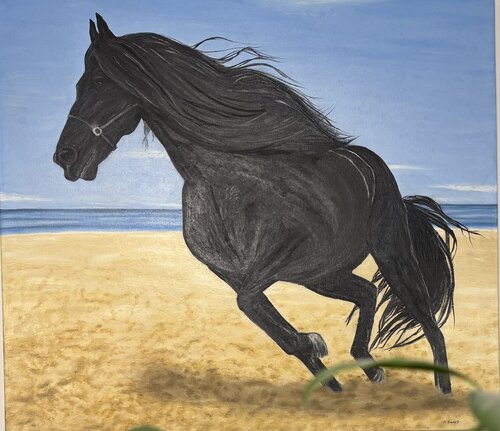 Black one de Malgorzata Kowza, Pintura a la venta en Singulart