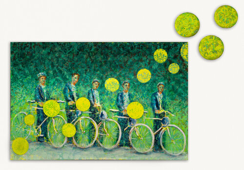 Cycles di Joy Kloman, Pittura in vendita su Singulart