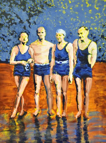 The Bathers von Joy Kloman, Malerei kaufen auf Singulart