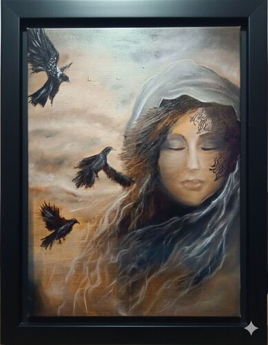 Ravenbound van Raven Dubh, Schilderij te koop op Singulart