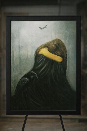 SILENT WITNESS van Raven Dubh, Schilderij te koop op Singulart