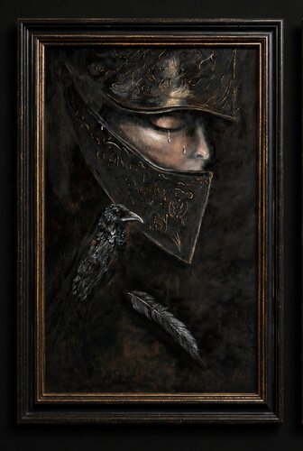 Armor Of Silence   [Some wounds are carried in silence] de Raven Dubh, Pintura a la venta en Singulart