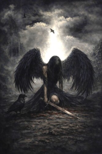 Where She Fell by Raven Dubh, Painting for Sale on Singulart